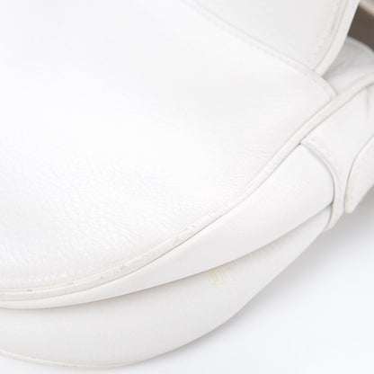 Christian Dior Calfskin Embroidered Romantic Flowers Saddle Bag White 12 of 12