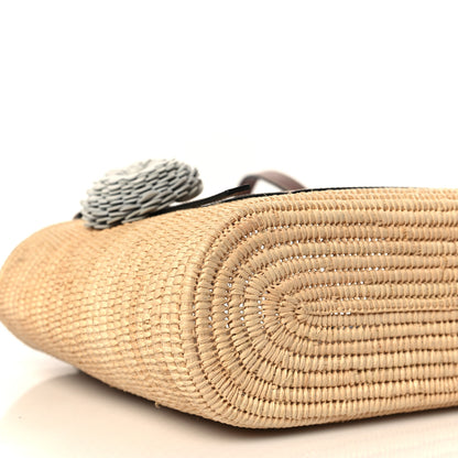 Loewe Raffia Small Square Basket Tote Bag Natural Tan 7 of 8
