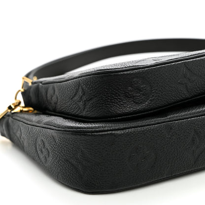 Louis Vuitton Empreinte Monogram Giant Multi Pochette Accessories Black 9 of 10