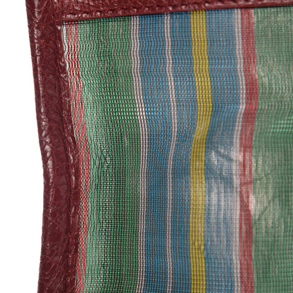 Balenciaga Mesh Agneau Arena S Bazar Shopper Tote Green Multicolor 10 of 10