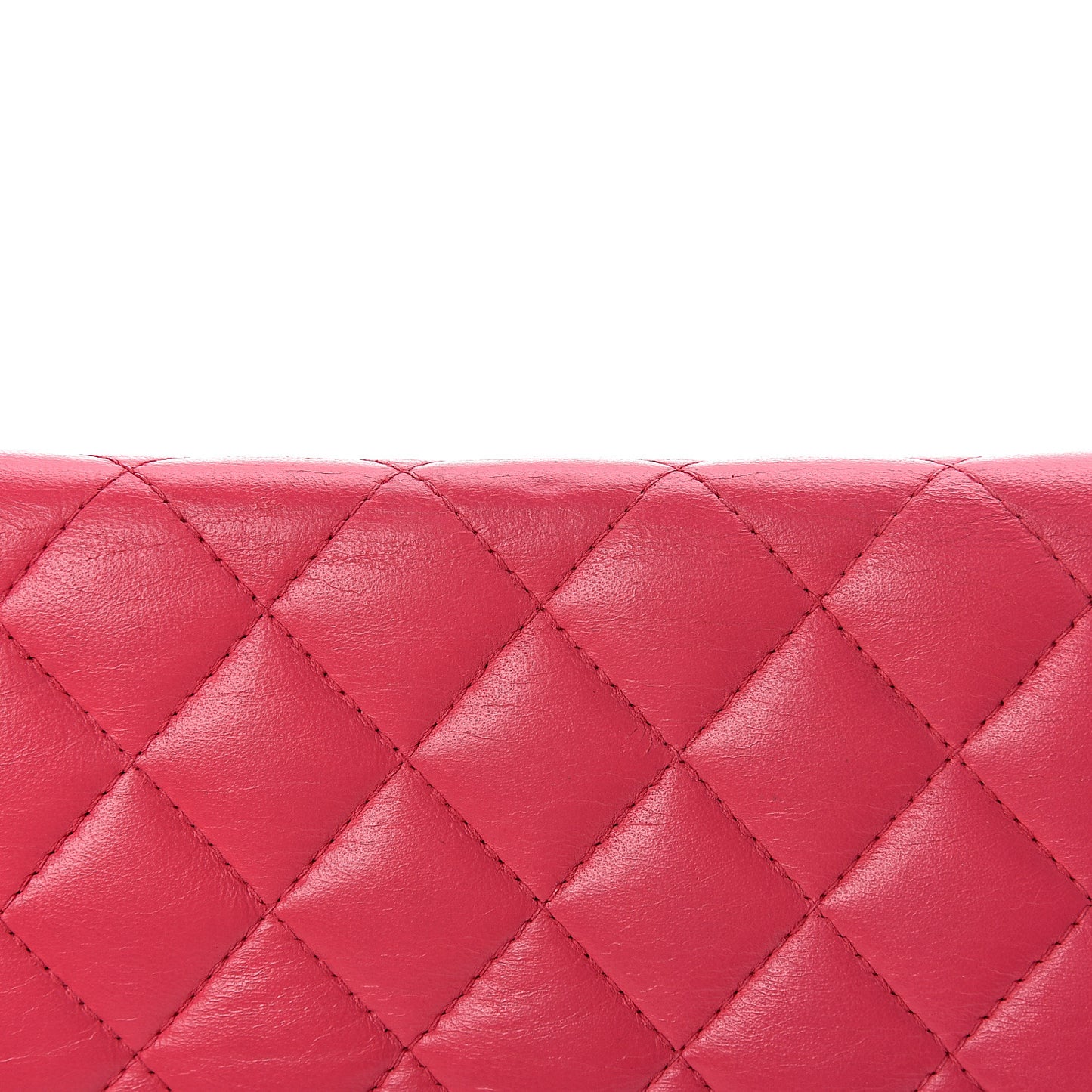 Lambskin Quilted Boy Wallet On Chain WOC Fuchsia