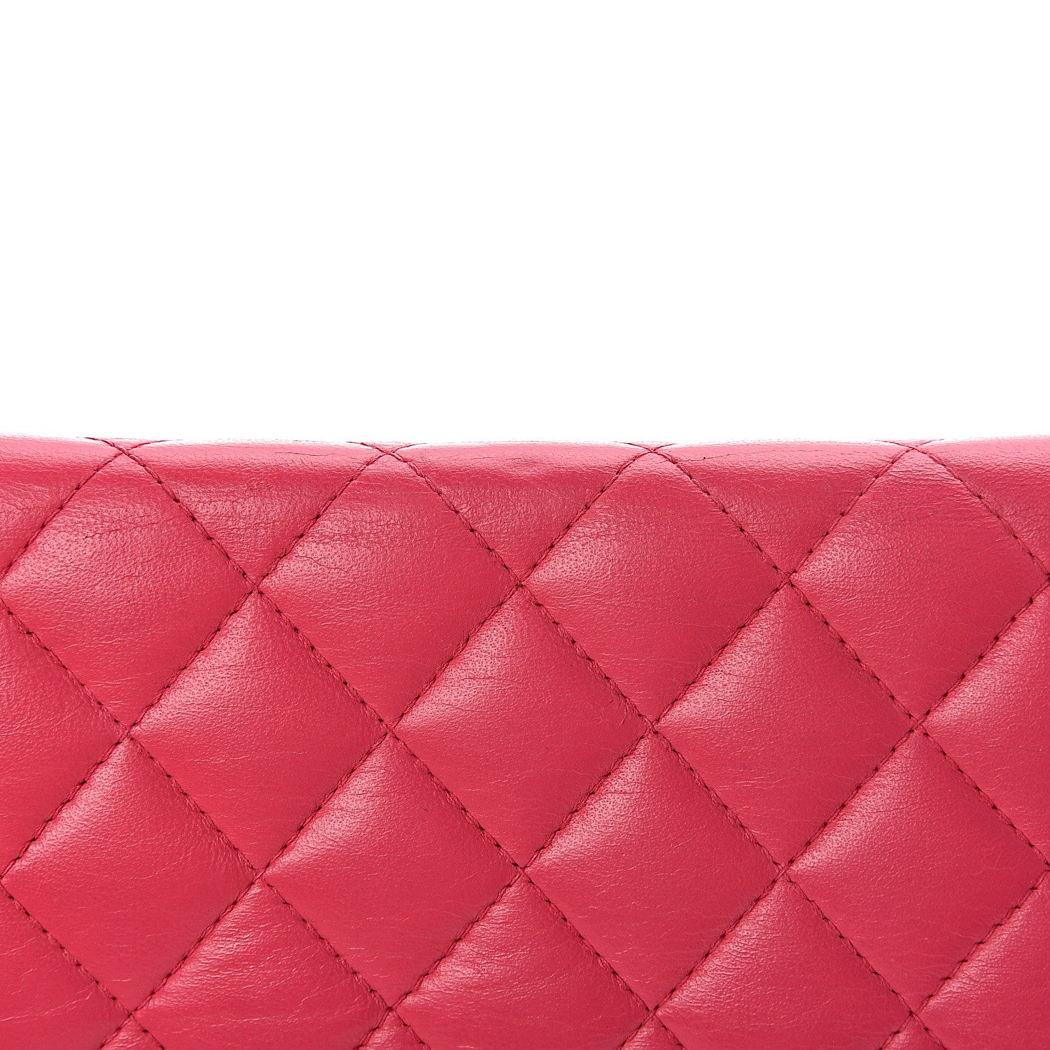Chanel Lambskin Quilted Boy Wallet On Chain WOC Fuchsia 16 of 20
