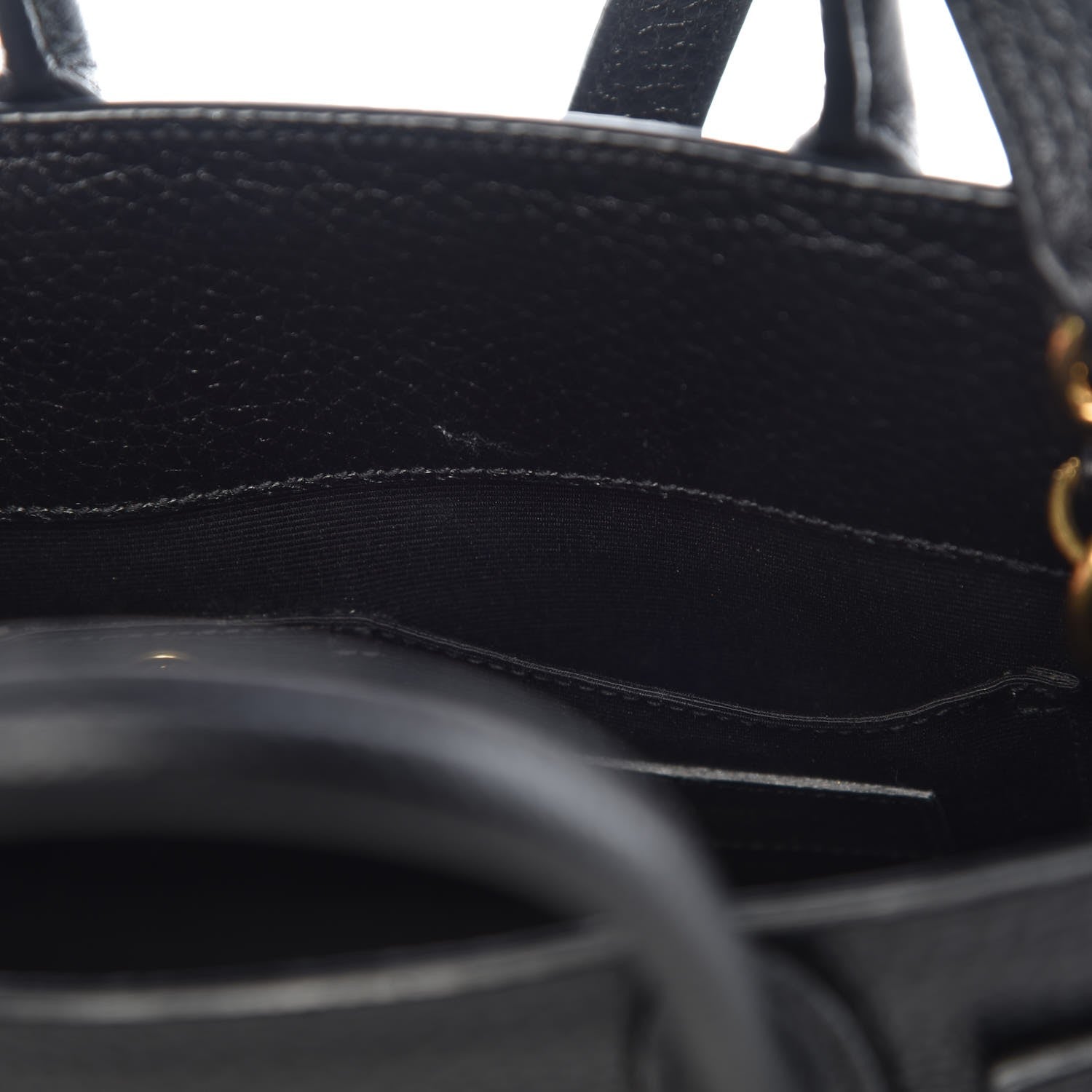 Saint Laurent Grained Calfskin Nano Sac De Jour Black 7 of 7