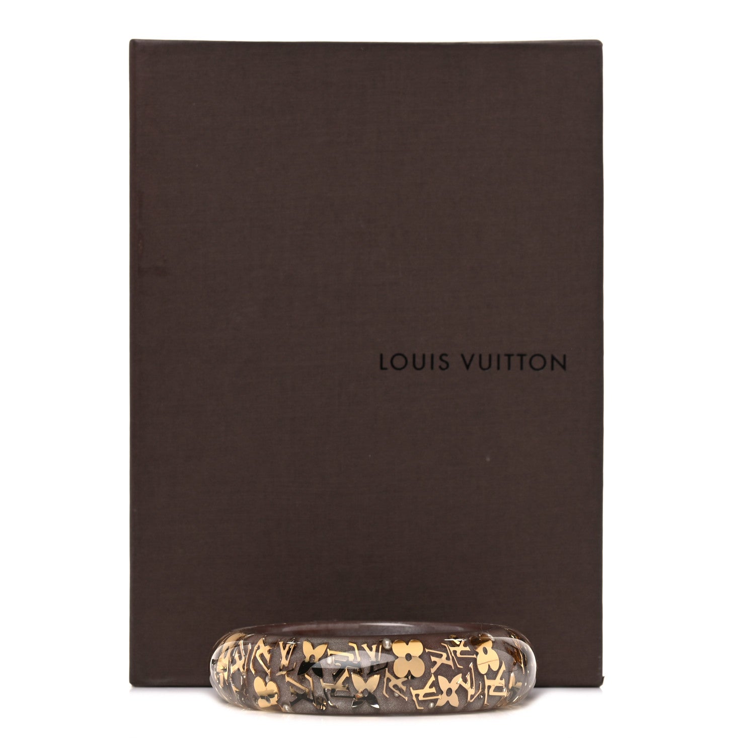Louis Vuitton Resin Swarovski Medium Inclusion Bracelet GM Praline 5 of 5