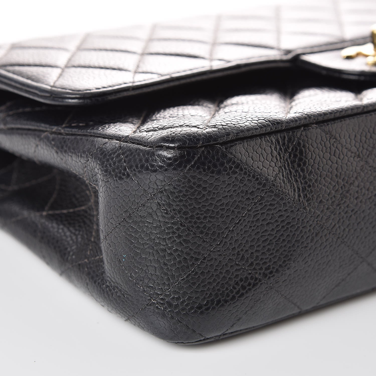 Chanel Caviar Quilted Medium Double Flap Black 14 of 16