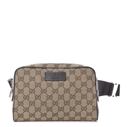 Gucci Monogram Belt Bag Dark Brown 1 of 10