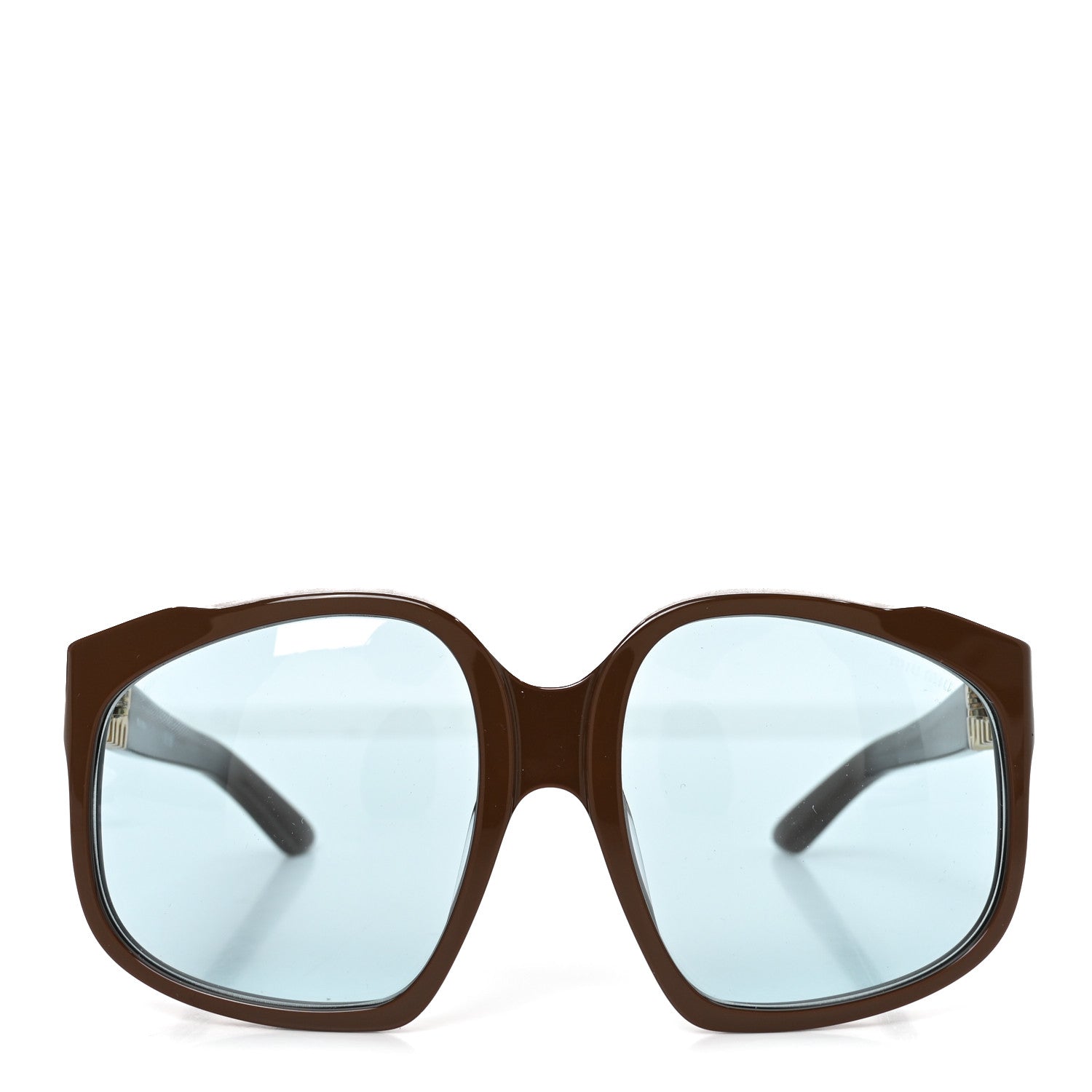 Miu Miu Acetate Square Sunglasses SMU A07 Brown 2 of 6