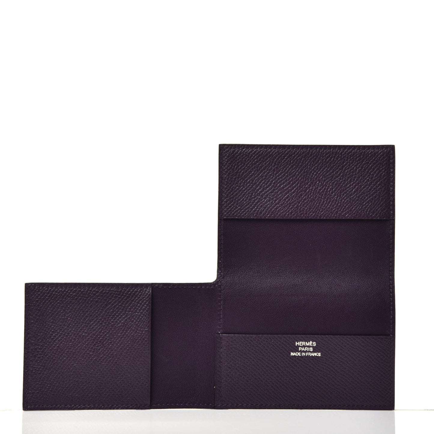Epsom Guernesey Card Case Raisin