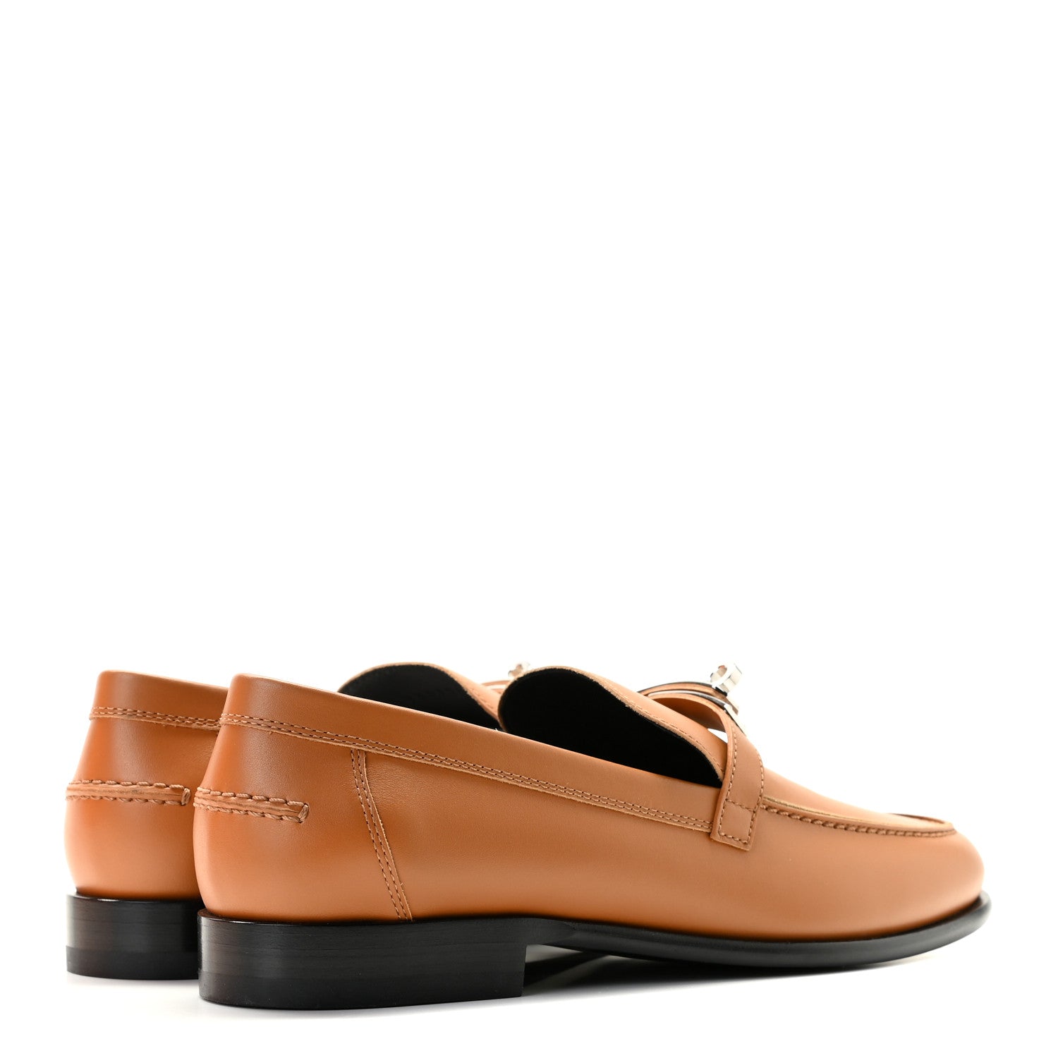 Hermes Calfskin Womens Destin Loafer 39 Naturel 4 of 9