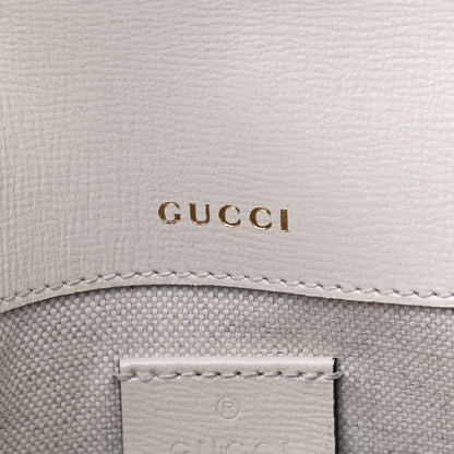 Gucci GG Supreme Monogram Web Mini Horsebit 1955 Shoulder Bag Beige Mystic White 7 of 10