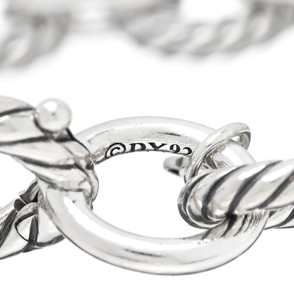 David Yurman Sterling Silver 10mm Medium Oval Link Bracelet 3 of 3