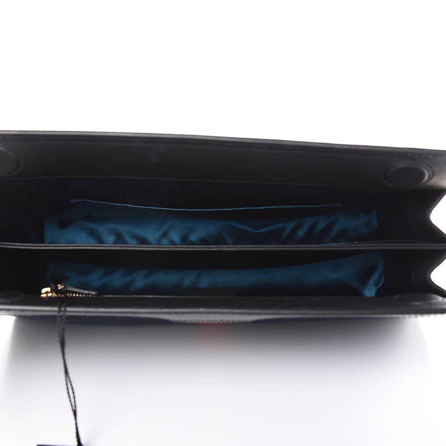 Suede Patent Web Dragon Embroidered Medium Ophidia Chain Shoulder Bag Blue Multicolor Black
