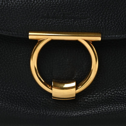 Salvatore Ferragamo Calfskin Medium Margot Top Handle Satchel Black 8 of 10