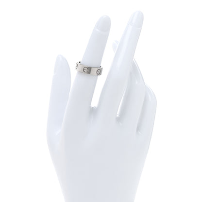 Cartier 18K White Gold 5.5mm LOVE Ring 50 5.25 2 of 4