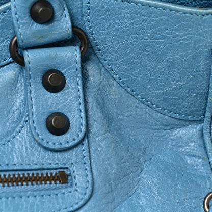 Balenciaga Agneau Classic Hardware Velo Bleu Indigo 16 of 17