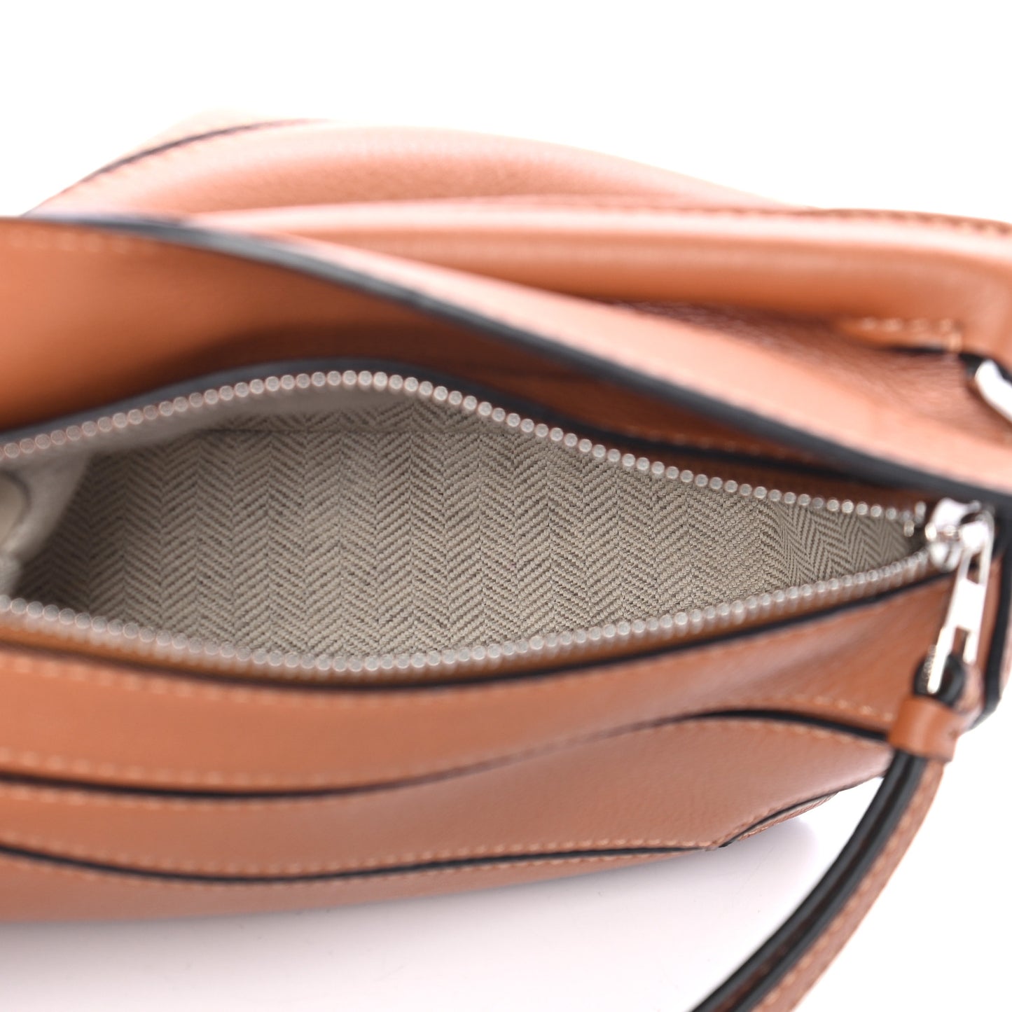 Calfskin Mini Puzzle Bag Tan