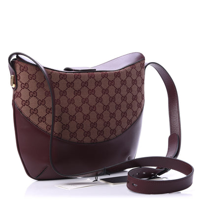 Gucci GG Monogram Calfskin Medium Arli Shoulder Bag Sahara Rubino Chardonnay 3 of 12