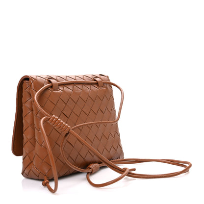 Bottega Veneta Nappa Intrecciato Mini Crossbody Bag Wood 3 of 12
