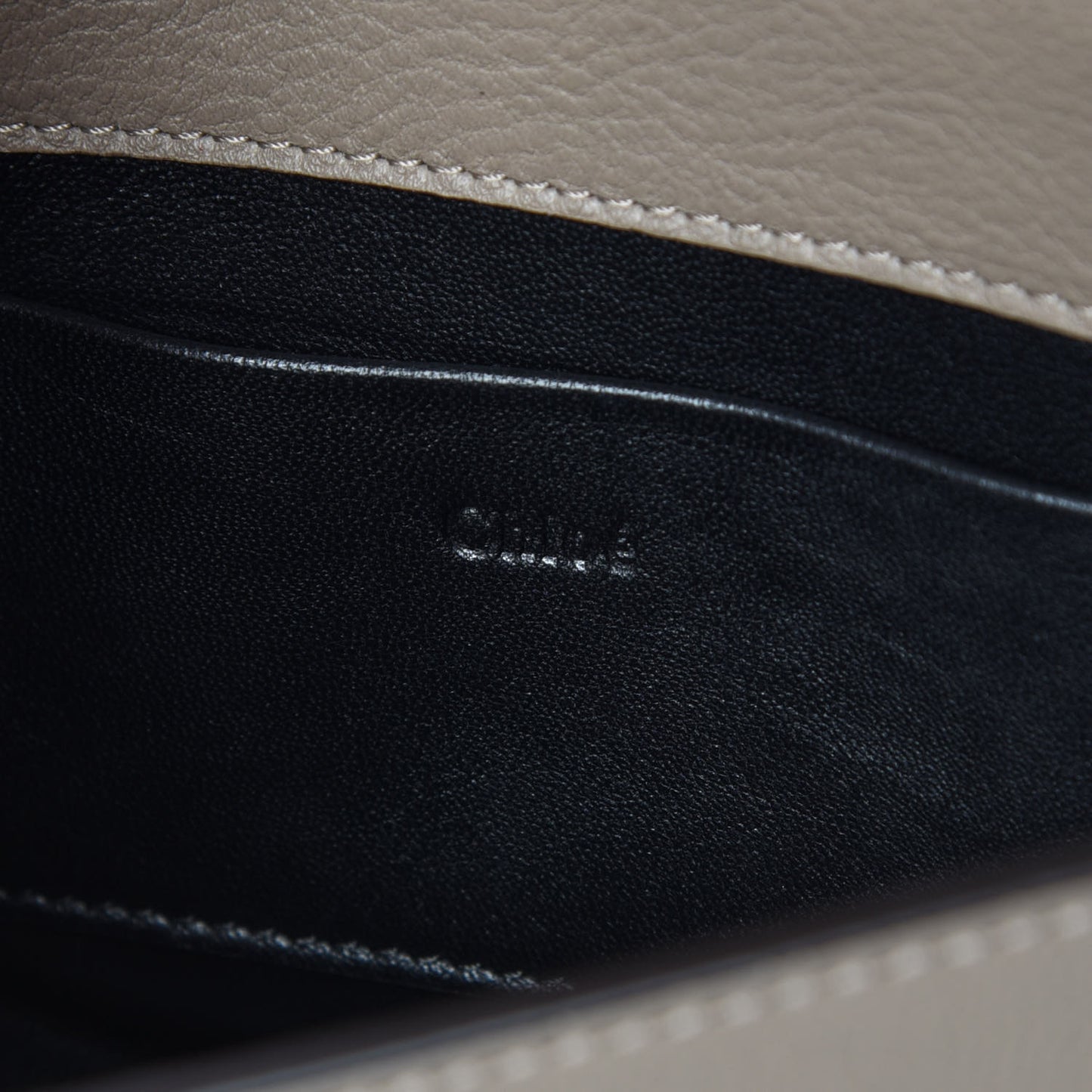 Calfskin Small Nile Bracelet Minaudiere Bag Motty Grey