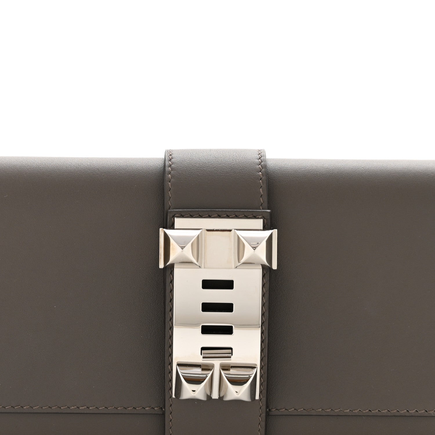 Hermes Swift Medor 23 Clutch Etain 8 of 13