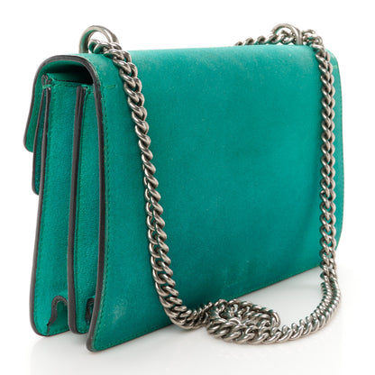 Gucci Suede Small Dionysus Shoulder Bag Green 3 of 10