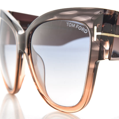 Tom Ford Anoushka Sunglasses TF371 Melange Grey Peach 7 of 8