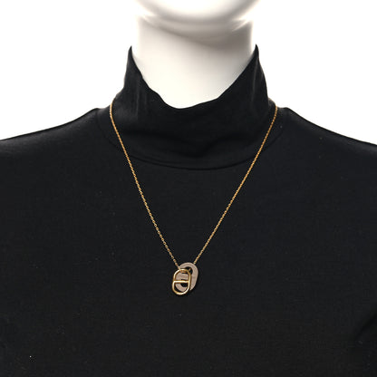 Hermes Swift O'Maillon Pendant Necklace Etoupe 2 of 7