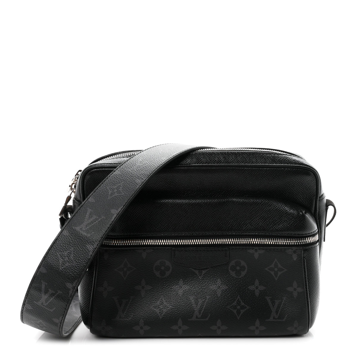 Louis Vuitton Taiga Monogram Eclipse Outdoor Messenger Black 1 of 10