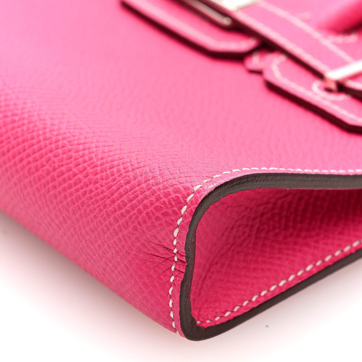 Hermes Epsom Micro Birkin 15 Rose Tyrien 9 of 9