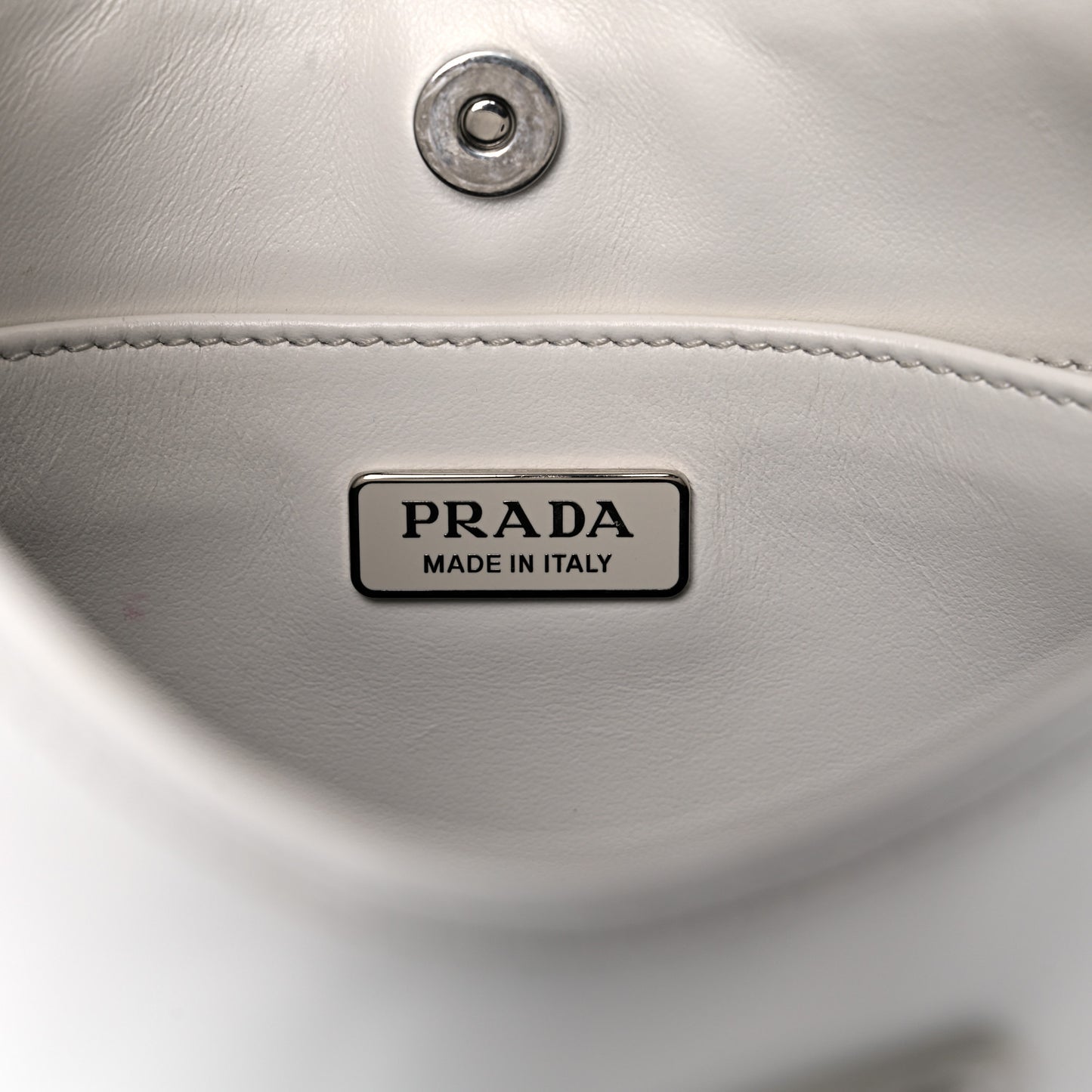 Spazzolato Cleo Shoulder Bag White