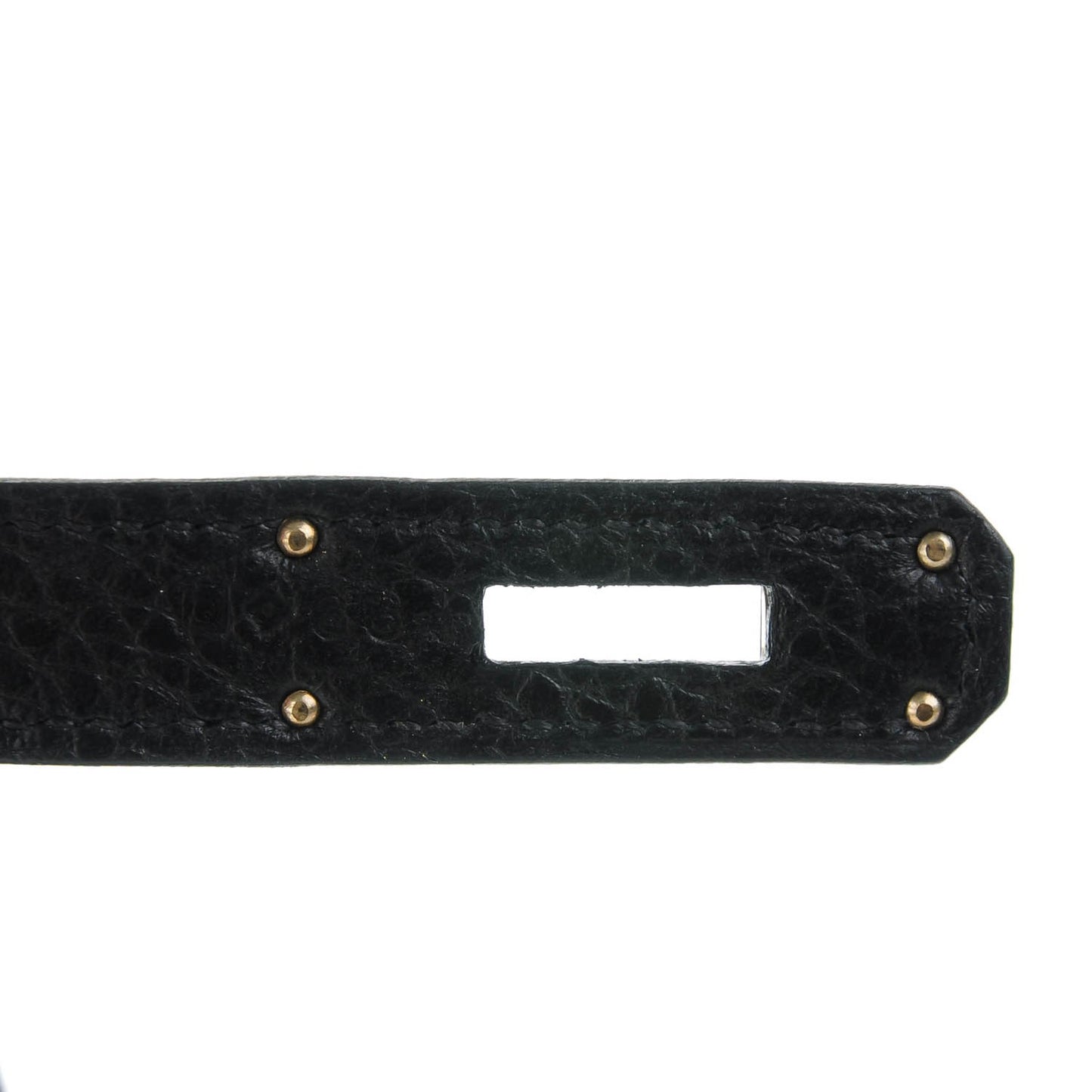 Taurillon Clemence Horseshoe Birkin 40 Black Graphite