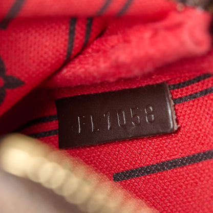 Louis Vuitton Damier Ebene Complice Trunks and Bags Mini Pochette Accessories Red 8 of 9