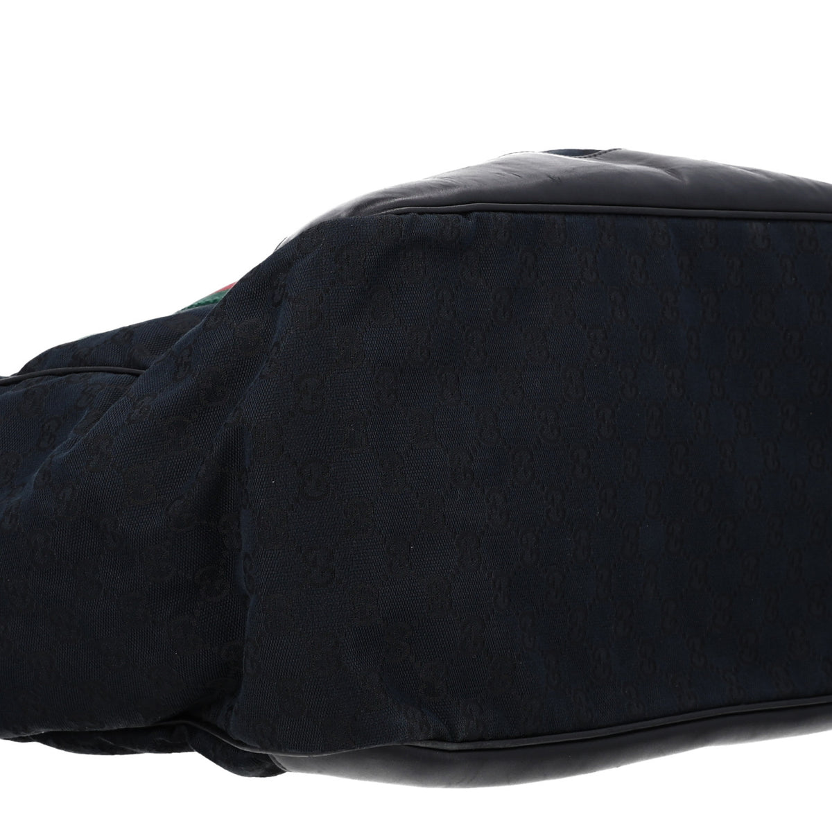 Monogram Web Dog Carrier Black