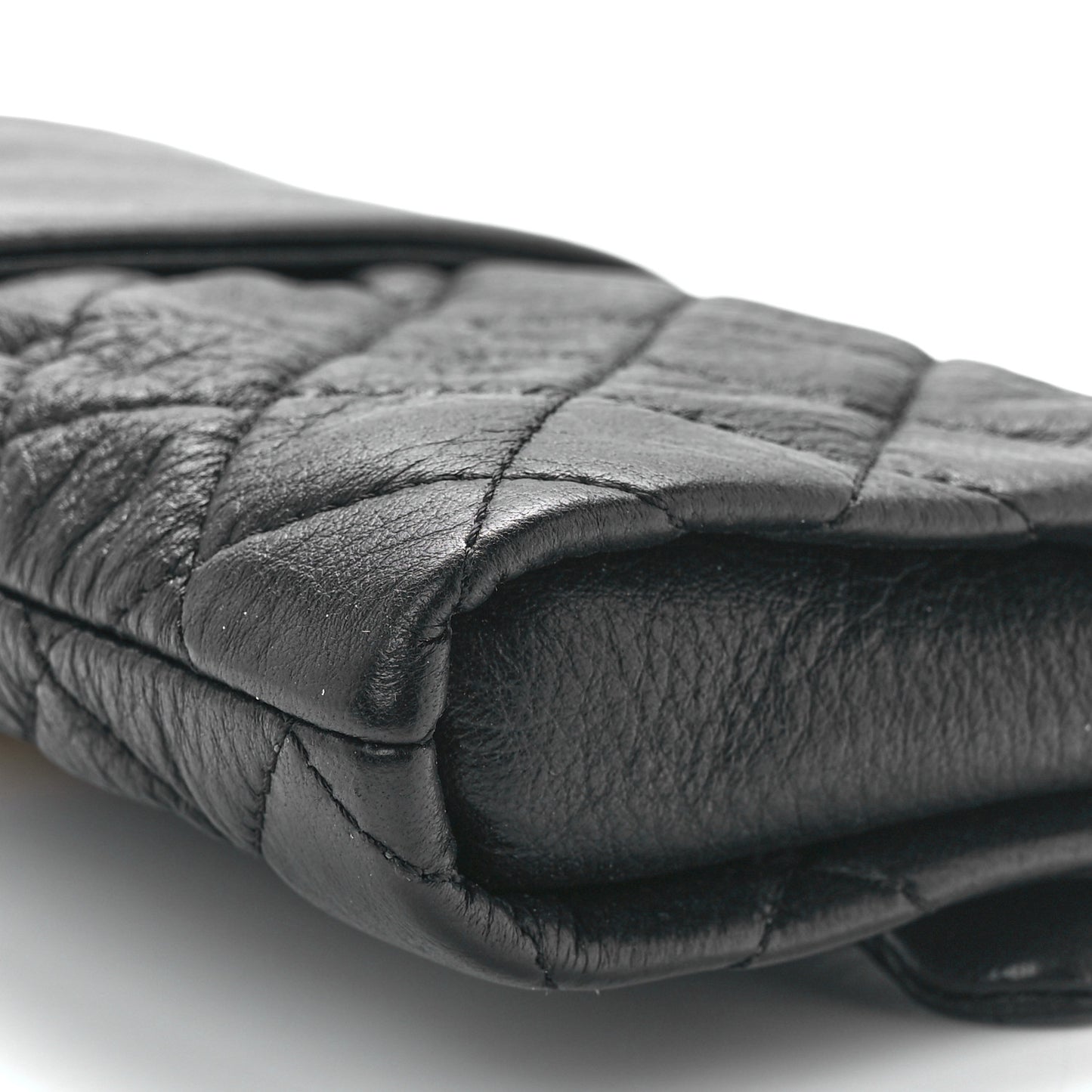 Sheepskin Mademoiselle Clutch Black