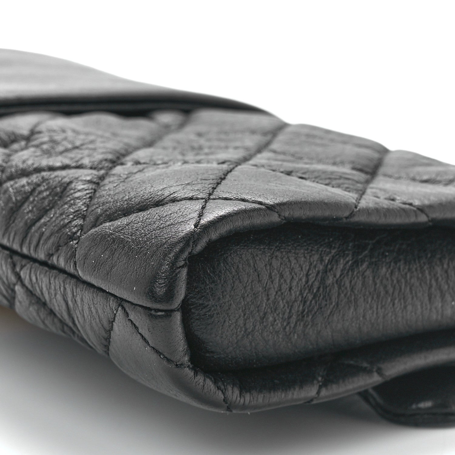 Chanel Sheepskin Mademoiselle Clutch Black 12 of 12