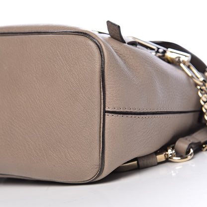 Chloe Suede Calfskin Mini Faye Backpack Motty Grey 11 of 12