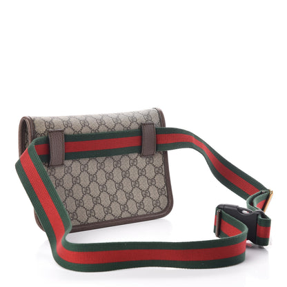 Gucci GG Supreme Monogram Neo Vintage Web Belt Bag Brown 3 of 9
