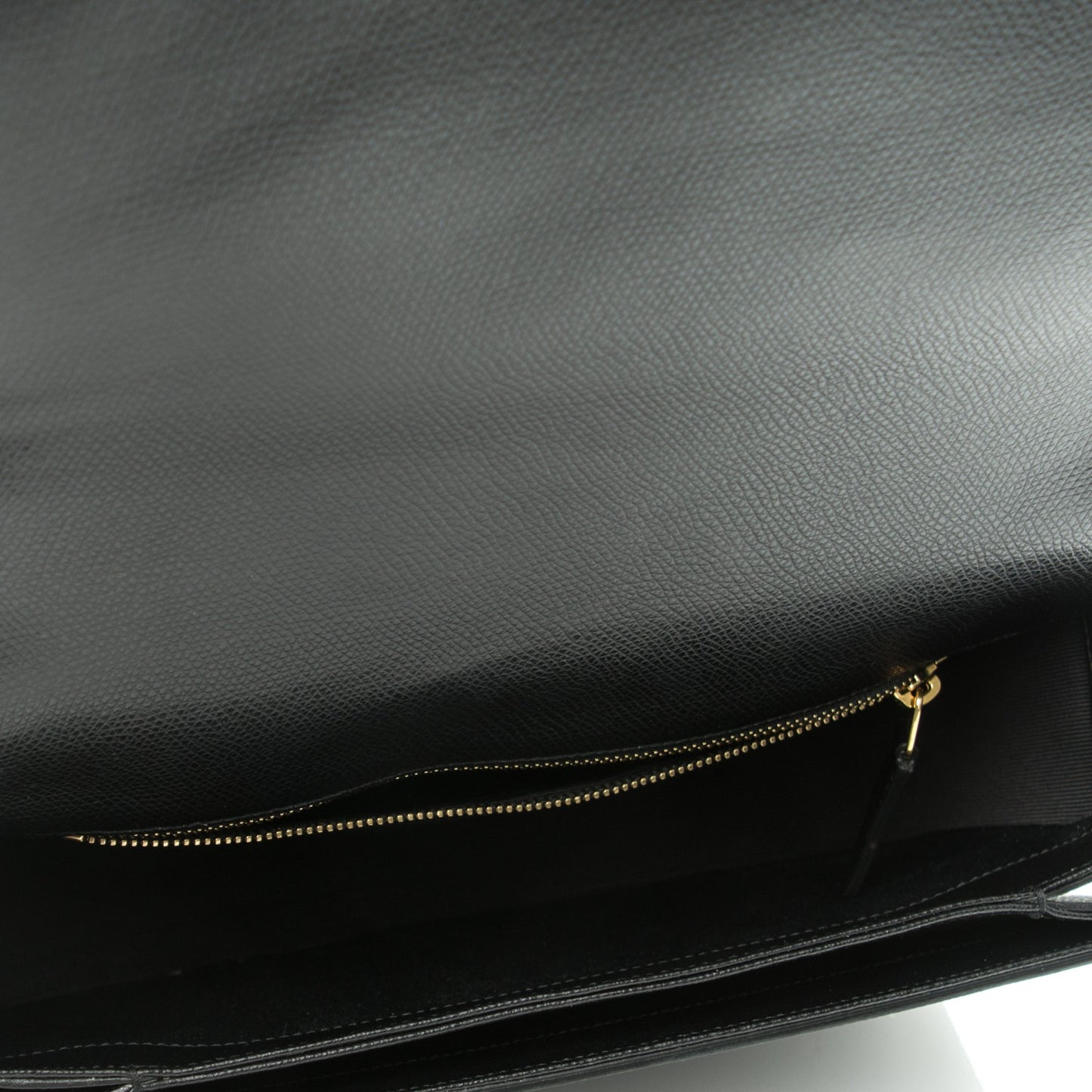 Textured Calfskin Medium Classic Monogram Universite Bag Black