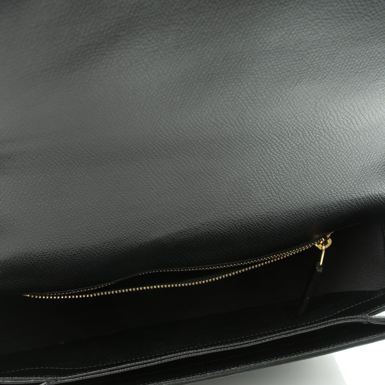 Saint Laurent Textured Calfskin Medium Classic Monogram Universite Bag Black 4 of 6