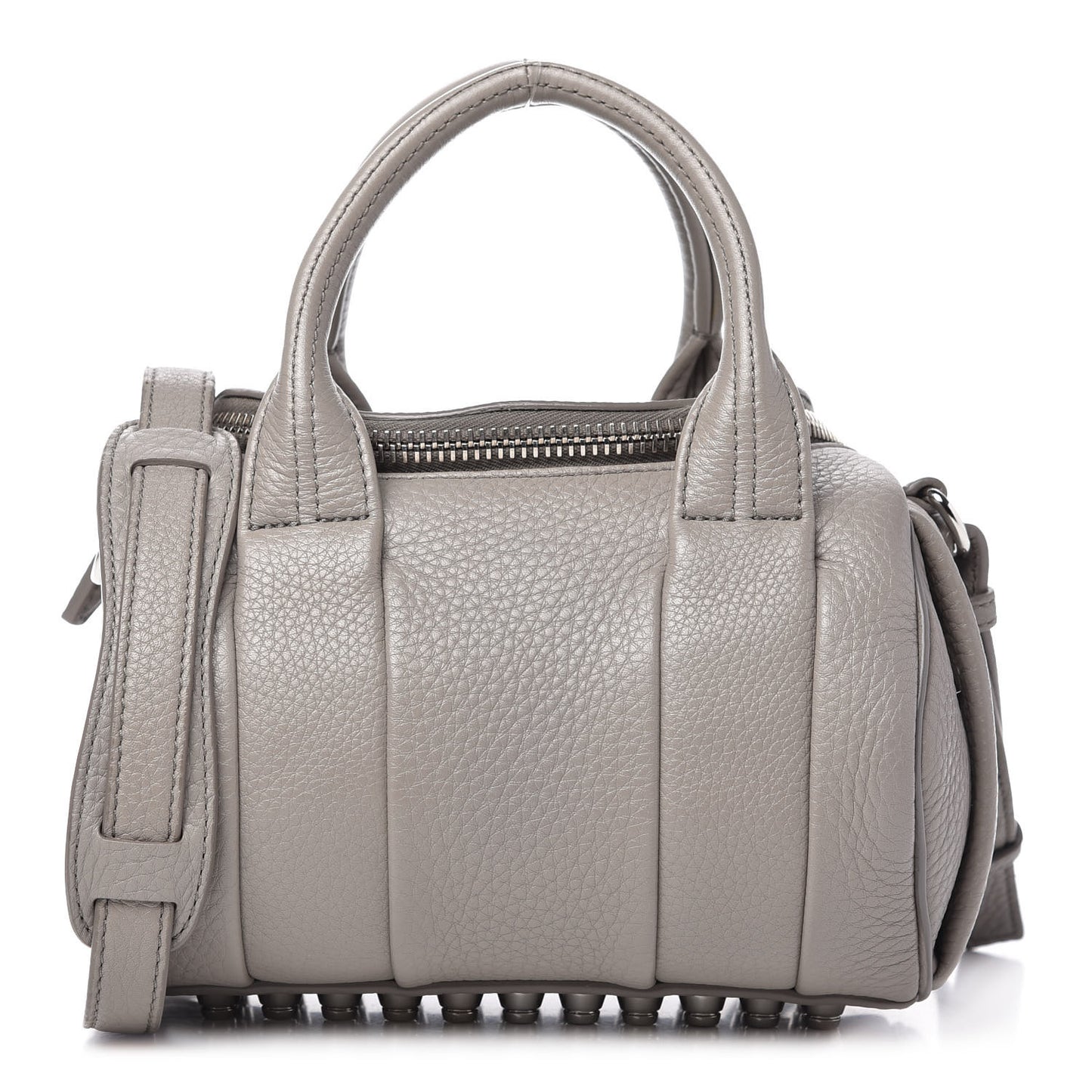 Pebbled Lambskin Mini Rockie Gray Rhodium Hardware