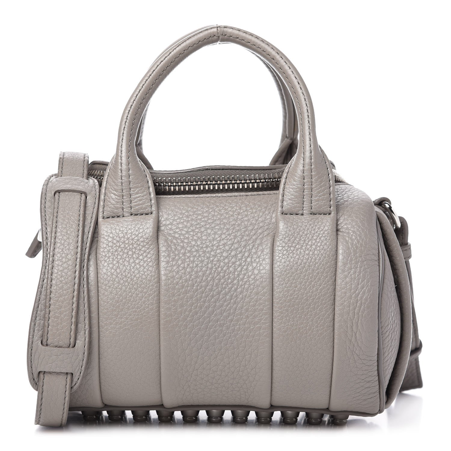 Alexander Wang Pebbled Lambskin Mini Rockie Gray Rhodium Hardware 1 of 8