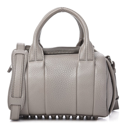 Alexander Wang Pebbled Lambskin Mini Rockie Gray Rhodium Hardware 1 of 8