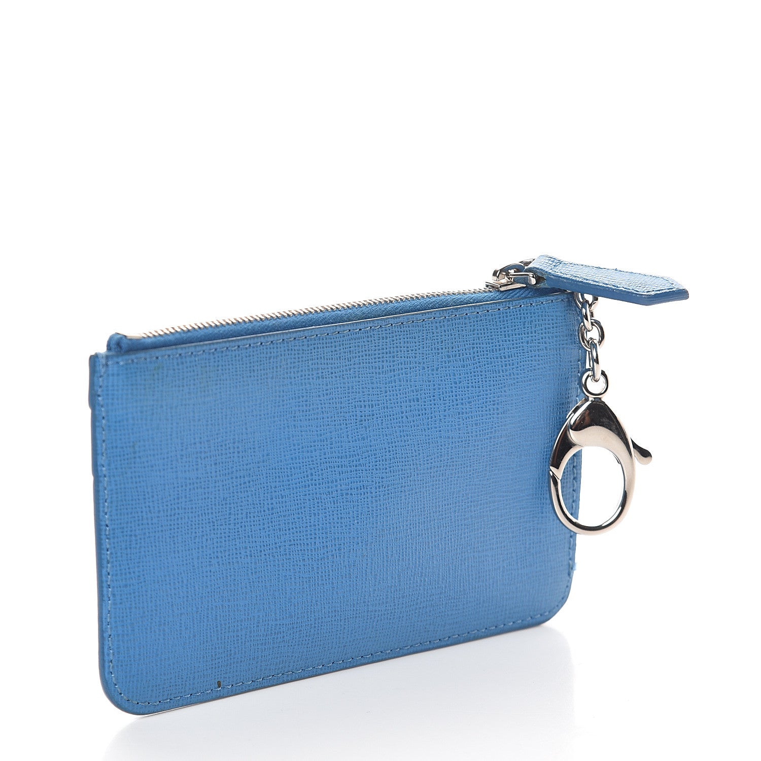 Fendi Vitello Elite Crystal Eye Monster Coin Pouch Key Case Royal Blue Papavero Multicolor 2 of 5