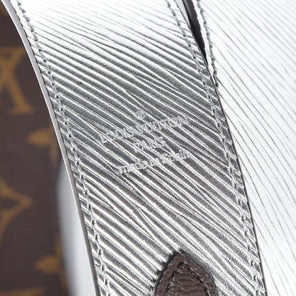 Louis Vuitton Epi Monogram Bandouliere Shoulder Strap Silver 3 of 4