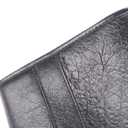 Balenciaga Agneau Classic Silver Hardware Long Clutch Black 10 of 11