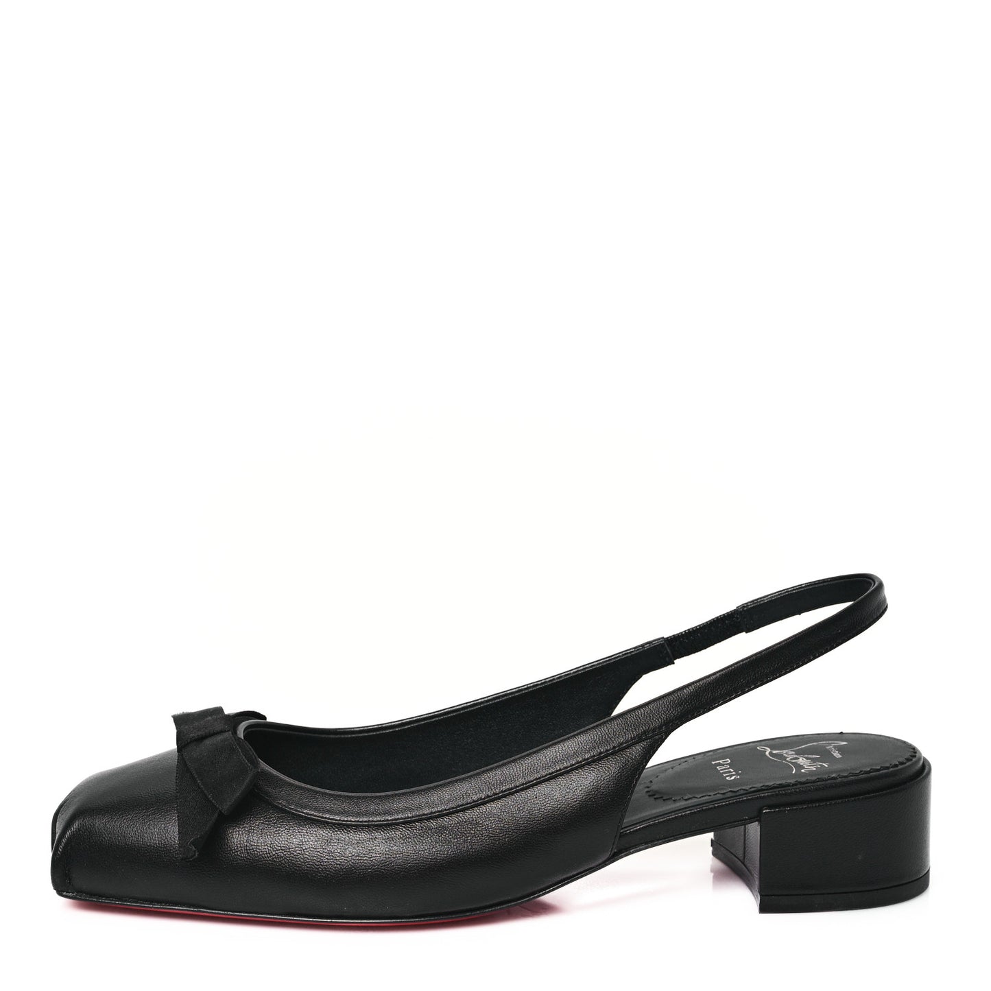 Nappa Mamaflirt 30mm Bow Sling Ballerinas 40 Black