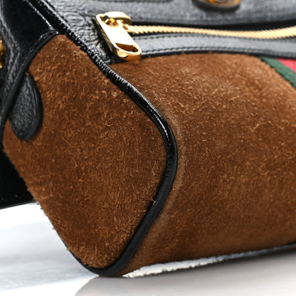 Gucci Suede Small Ophidia Belt Bag 85 34 Brown 9 of 10