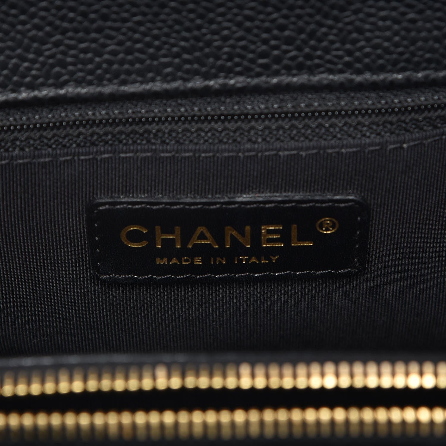 Chanel Caviar Quilted Grand Shopping Tote GST Black 6 of 7