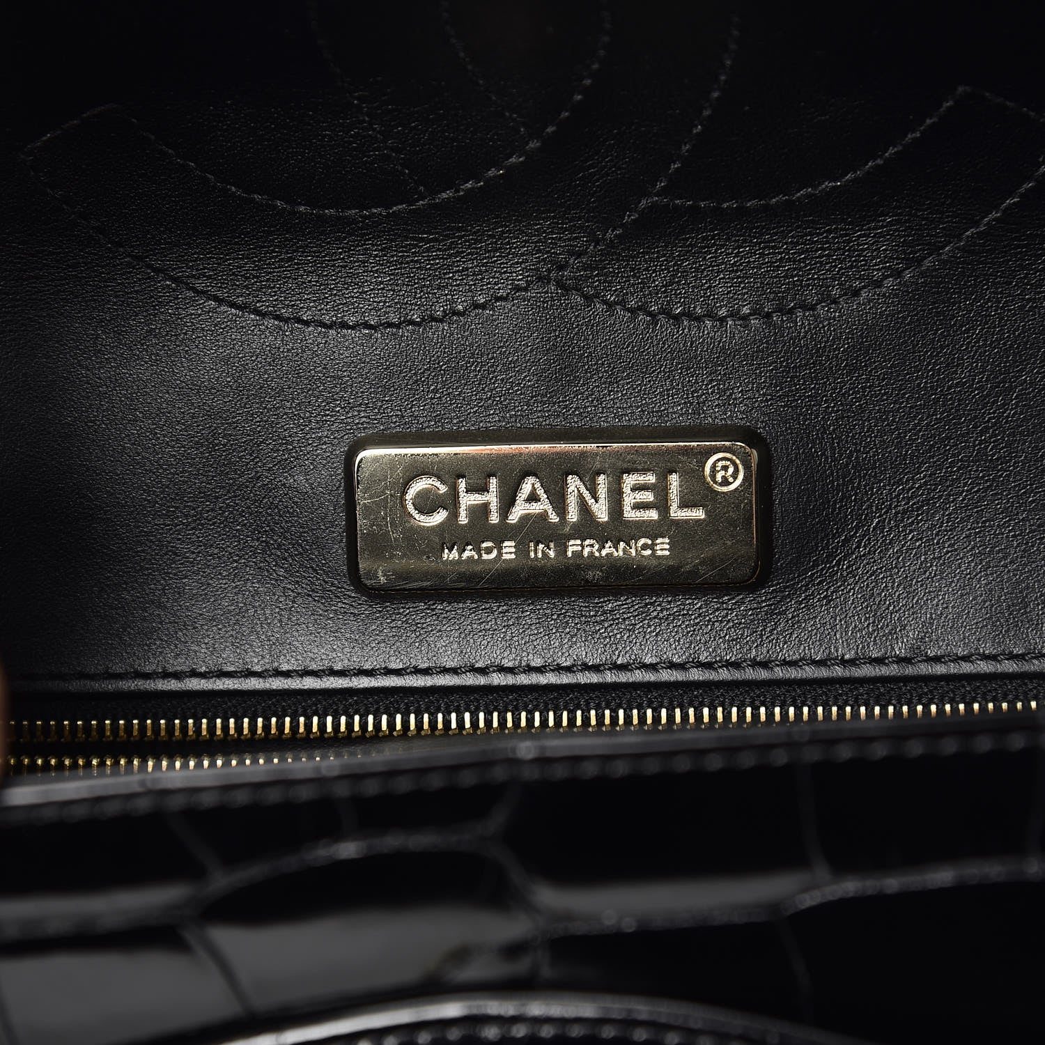 Chanel Alligator Jumbo Double Flap Black 8 of 11