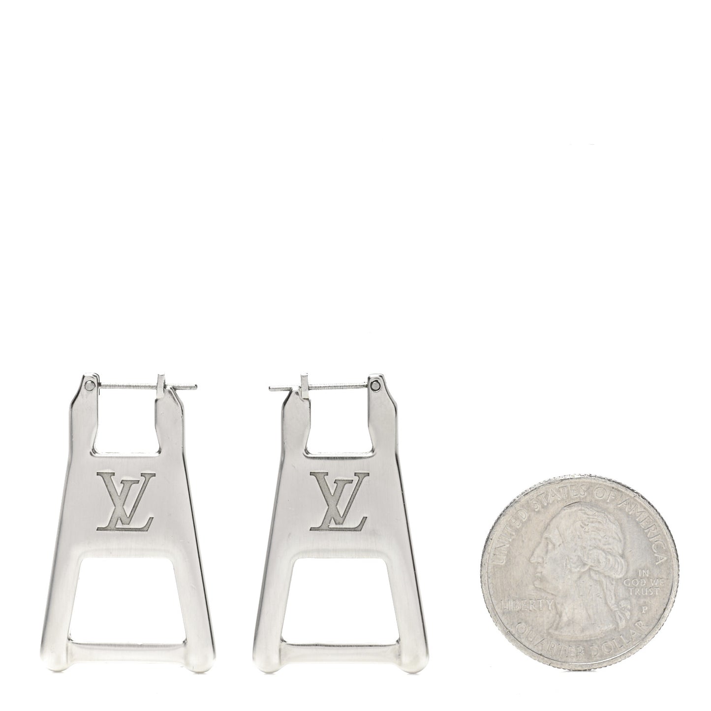 Zip Earrings Silver